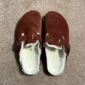 Birkenstock Boston Shearling Clogs